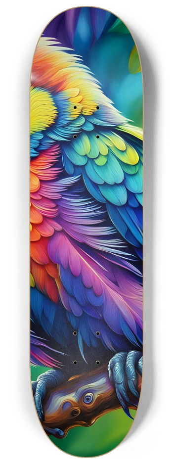 Airbrush Bird in Tree #11 #2 8-1/4 Skateboard Deck