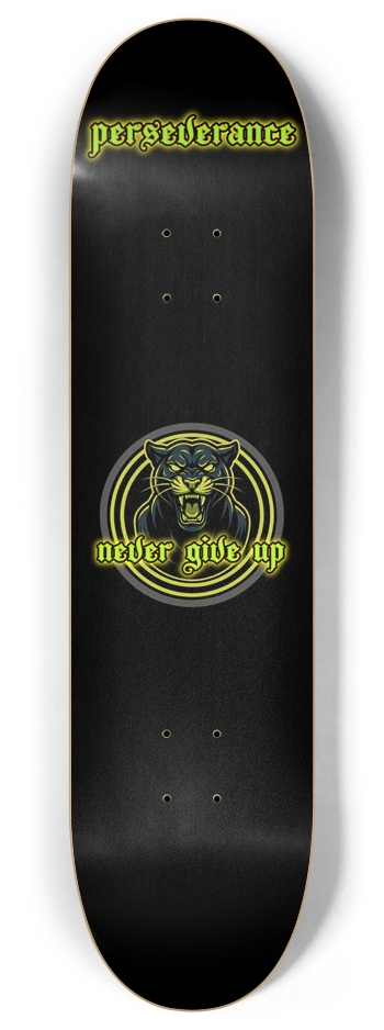 NEVER GIVE UP Skatedeck 8 Inch Skateboard Deck
