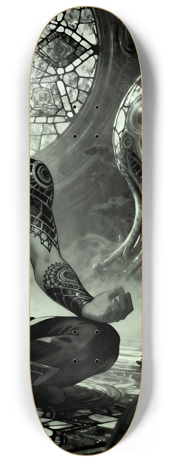 B&W Fractal Man #59 #3