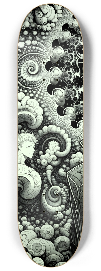 B&W Fractal Man #48 #1