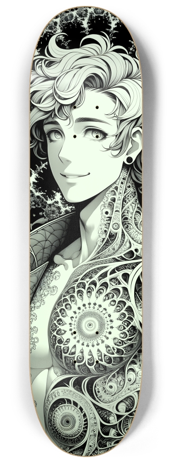 B&W Fractal Man #48 #2