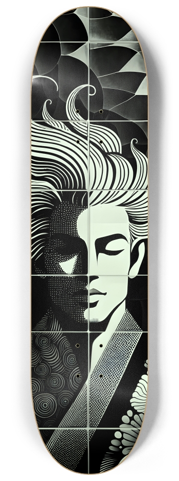 B&W Fractal Man #61 #1