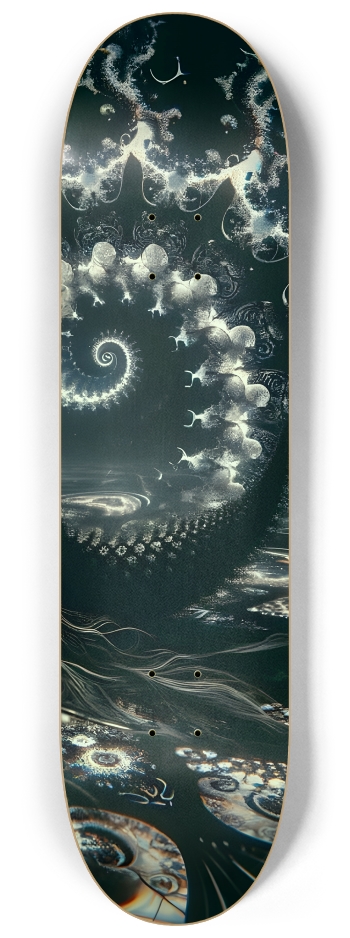 B&W Fractal Mermaid #17 #3