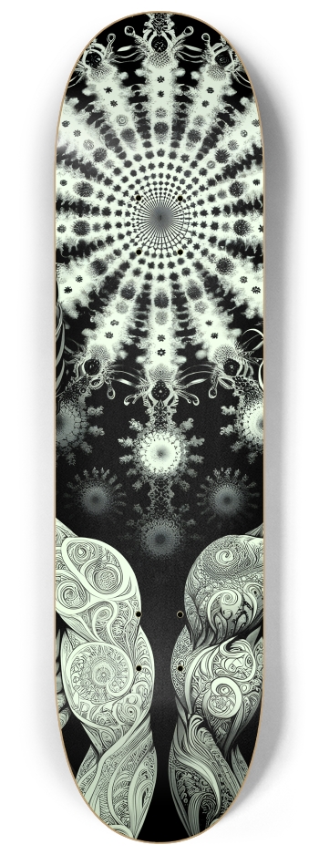 B&W Fractal Man #51 #2