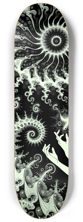 B&W Fractal Mermaid #13 #1