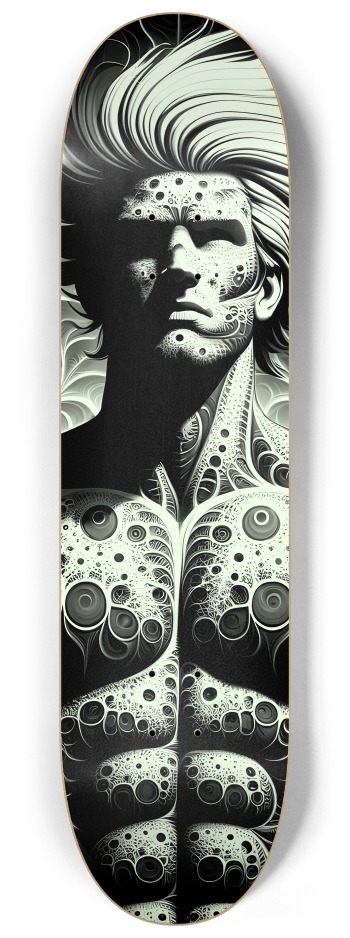 B&W Fractal Man #3 #2