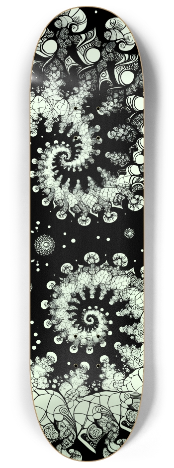 B&W Fractal Mermaid #25 #1