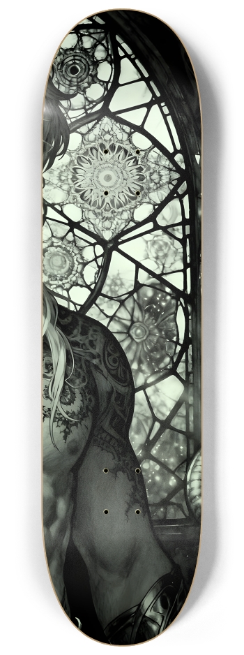 B&W Fractal Man #6 #3