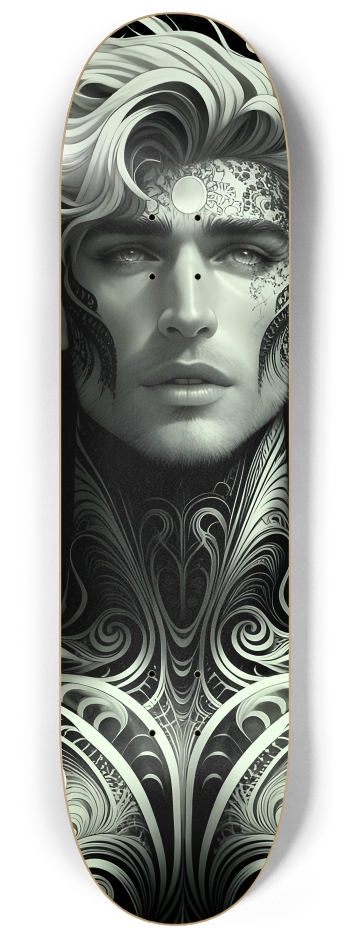 B&W Fractal Man #35 #2
