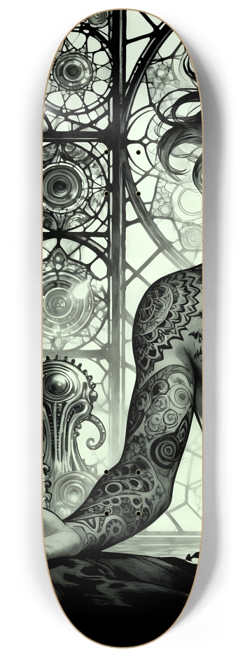 B&W Fractal Man #58 #1