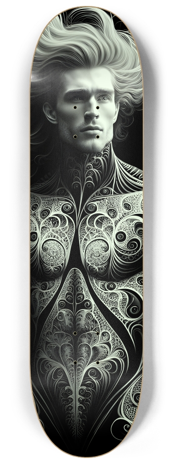 B&W Fractal Man #49 #3
