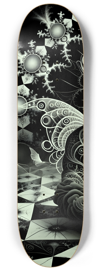 B&W Fractal Man #40 #1