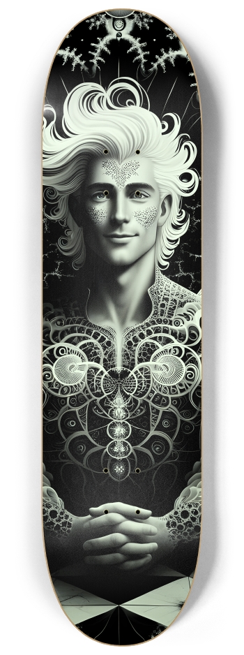 B&W Fractal Man #40 #2