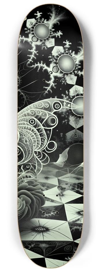 B&W Fractal Man #40 #3