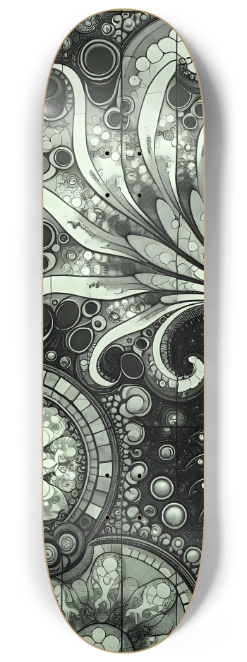 B&W Fractal Mermaid #20 #1