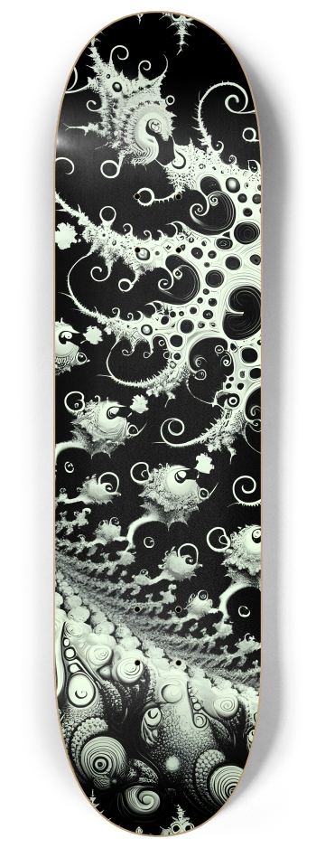 B&W Fractal Mermaid #10 #1