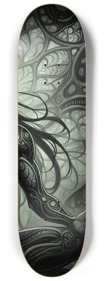 B&W Fractal Man #17 #3