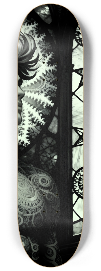 B&W Fractal Man #39 #3