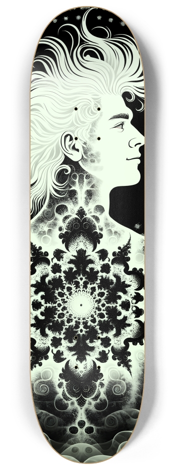 B&W Fractal Man #28 #1
