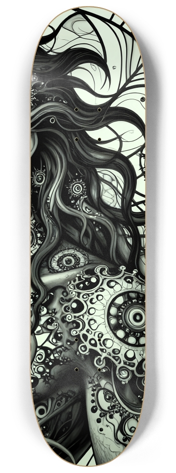 B&W Fractal Man #47 #3