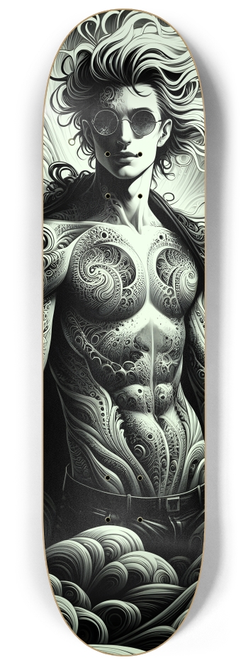 B&W Fractal Man #54 #3
