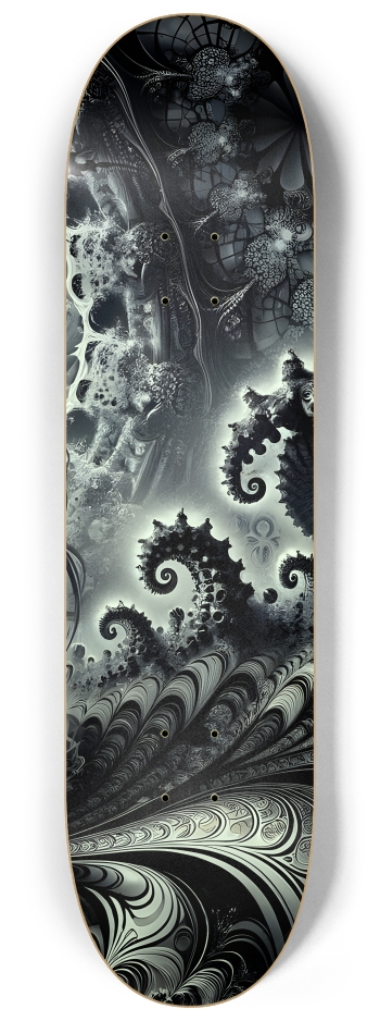 B&W Fractal Mermaid #30 #3