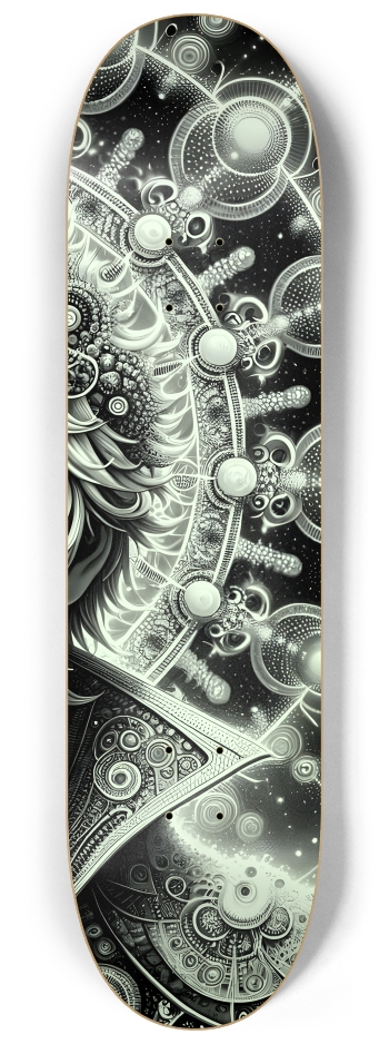 B&W Fractal Man #66 #3