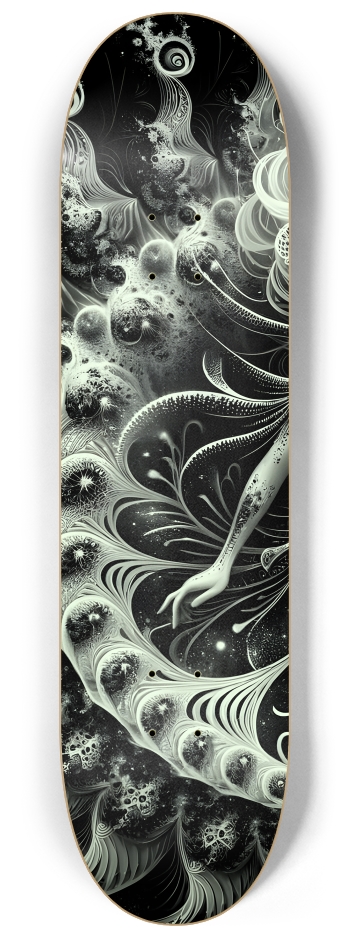 B&W Fractal Mermaid #23 #1