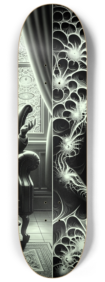 B&W Fractal Man #27 #2