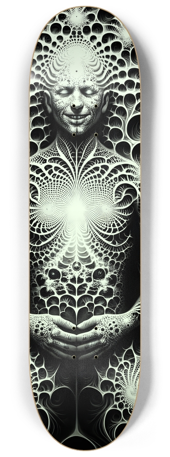 B&W Fractal Man #27 #3
