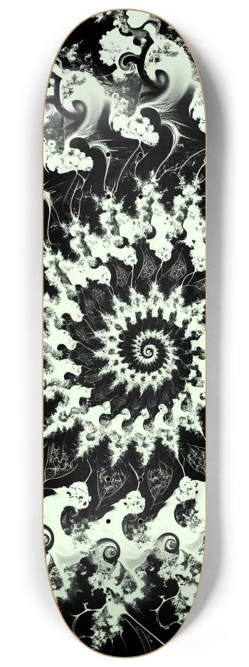 B&W Fractal Mermaid #16 #1