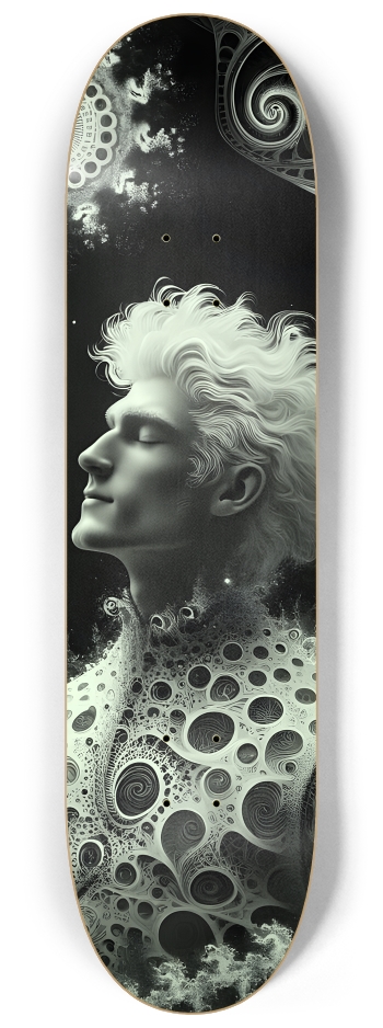 B&W Fractal Man #19 #3