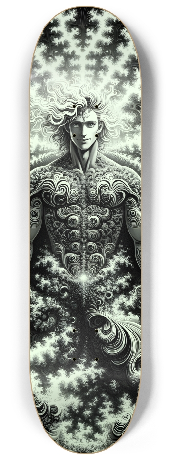 B&W Fractal Man #29 #3