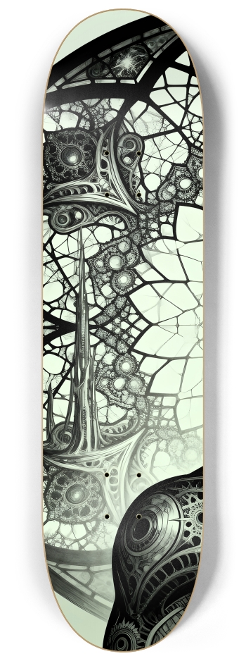 B&W Fractal Man #13 #1