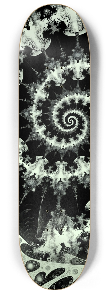 B&W Fractal Mermaid #15 #1