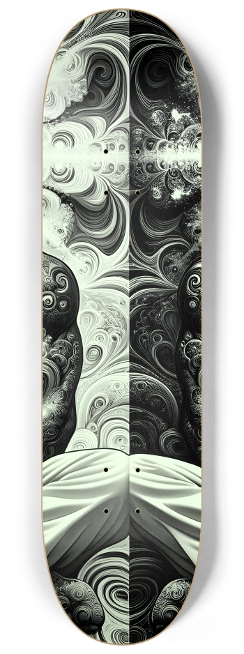 B&W Fractal Man #55 #2