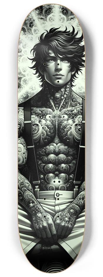B&W Fractal Man #55 #3