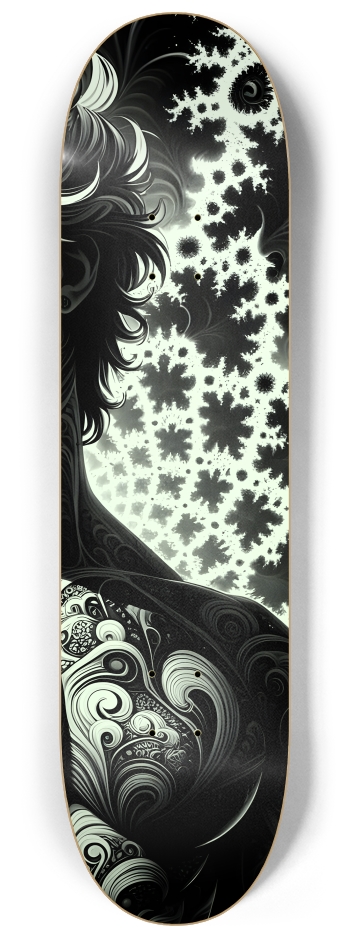 B&W Fractal Man #1 #3