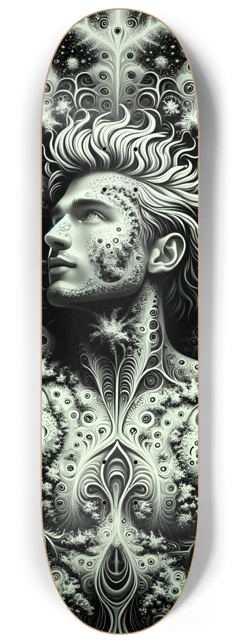 B&W Fractal Man #38 #2