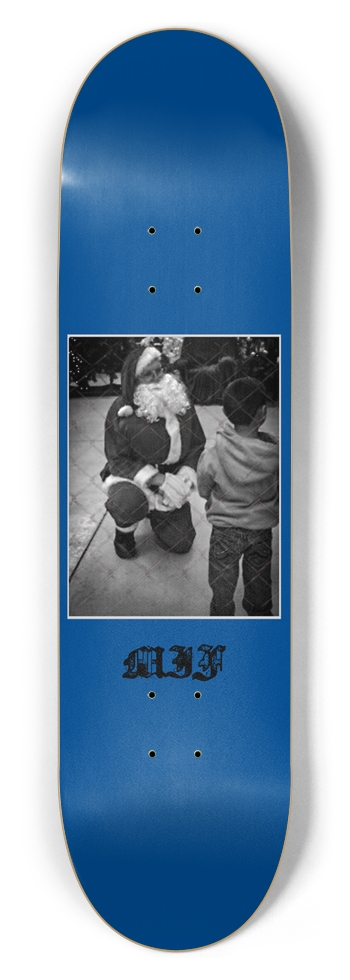"unknown Fate" 8.5 blue 8-1/2 Skateboard Deck