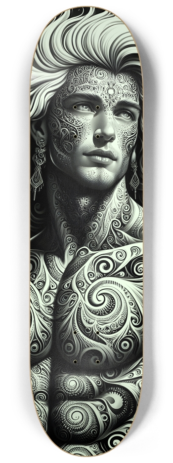 B&W Fractal Man #82 #3