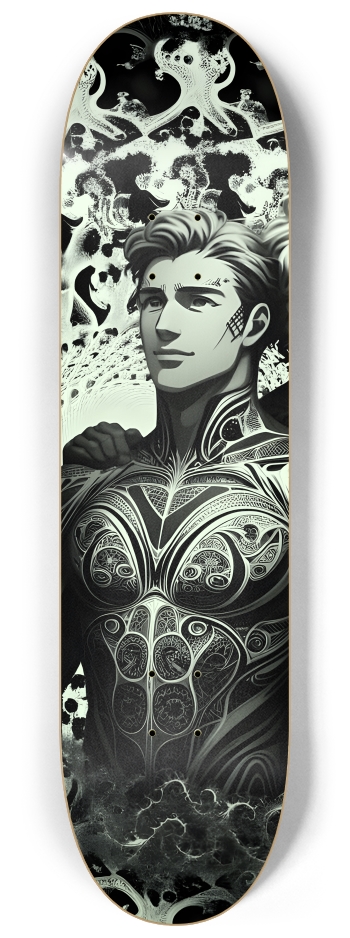 B&W Fractal Man #76 #2