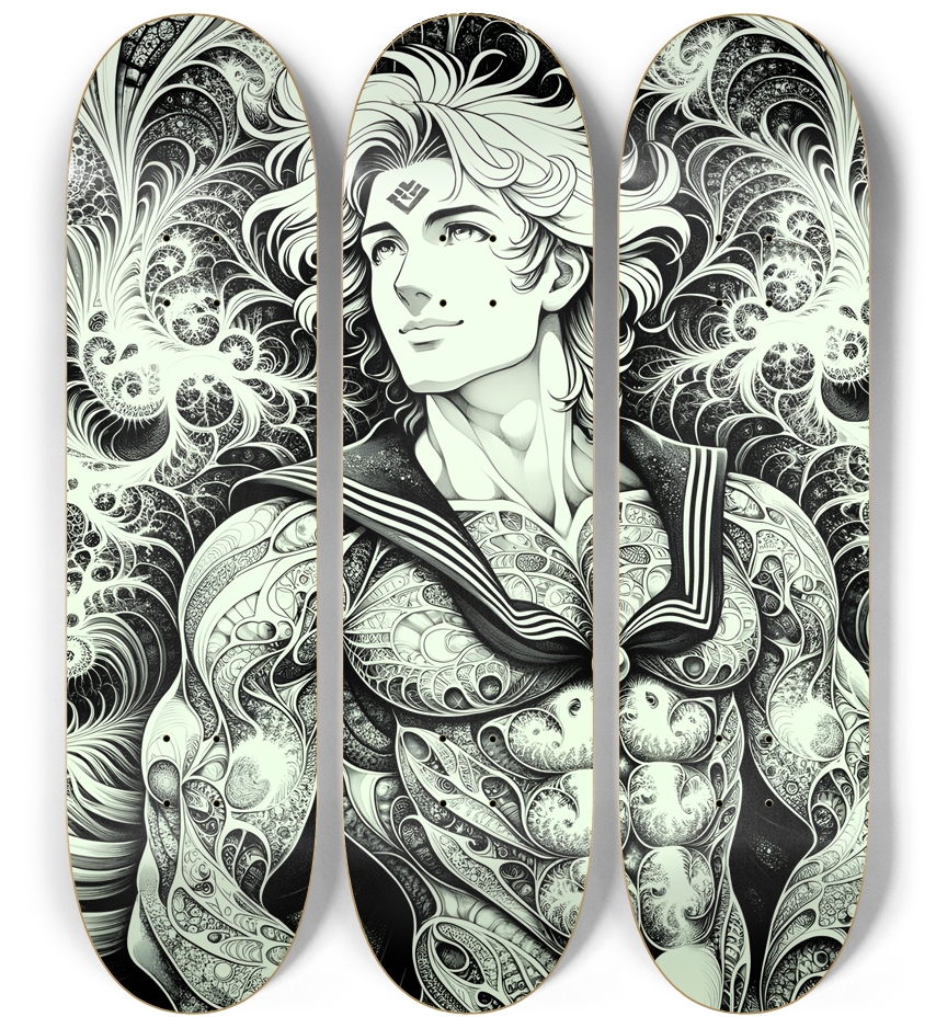B&W Fractal Sailor #20