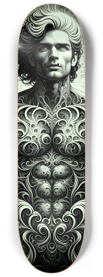 B&W Fractal Superhero #10 #2