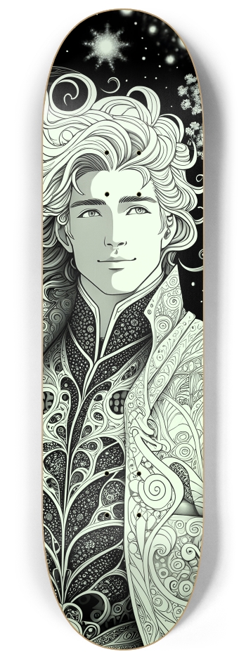 B&W Fractal Superhero #2 #3