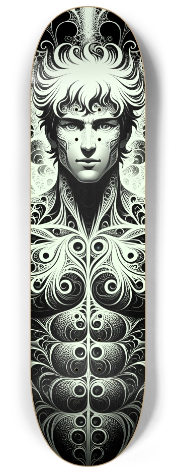 B&W Fractal Man #68 #2