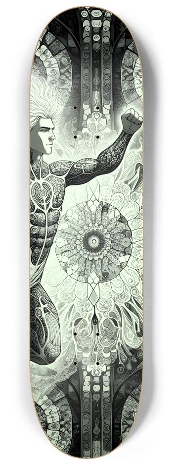 B&W Fractal Superhero #12 #3