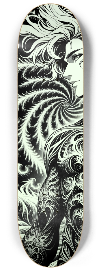B&W Fractal Man #71 #1