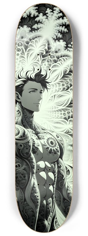 B&W Fractal Superhero #1 #3