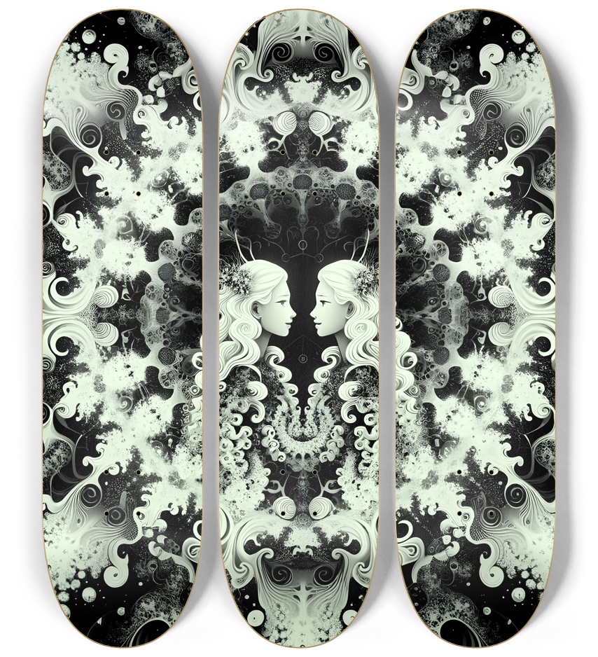 B&W Fractal Lovers #1